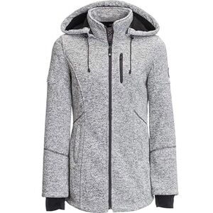 Halifax Traders HFX Performance Apparel “Anna” Heathered Knitted Full Zip Jacket